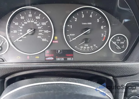 2015 BMW 328I из США, поврежденный, VIN WBA3A5C53FF609178